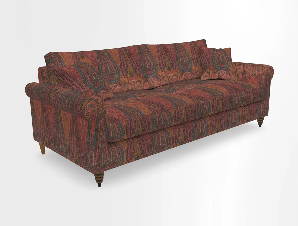 Apuldram 4 Seater Sofa in Clever Cotton Mix Mineral 