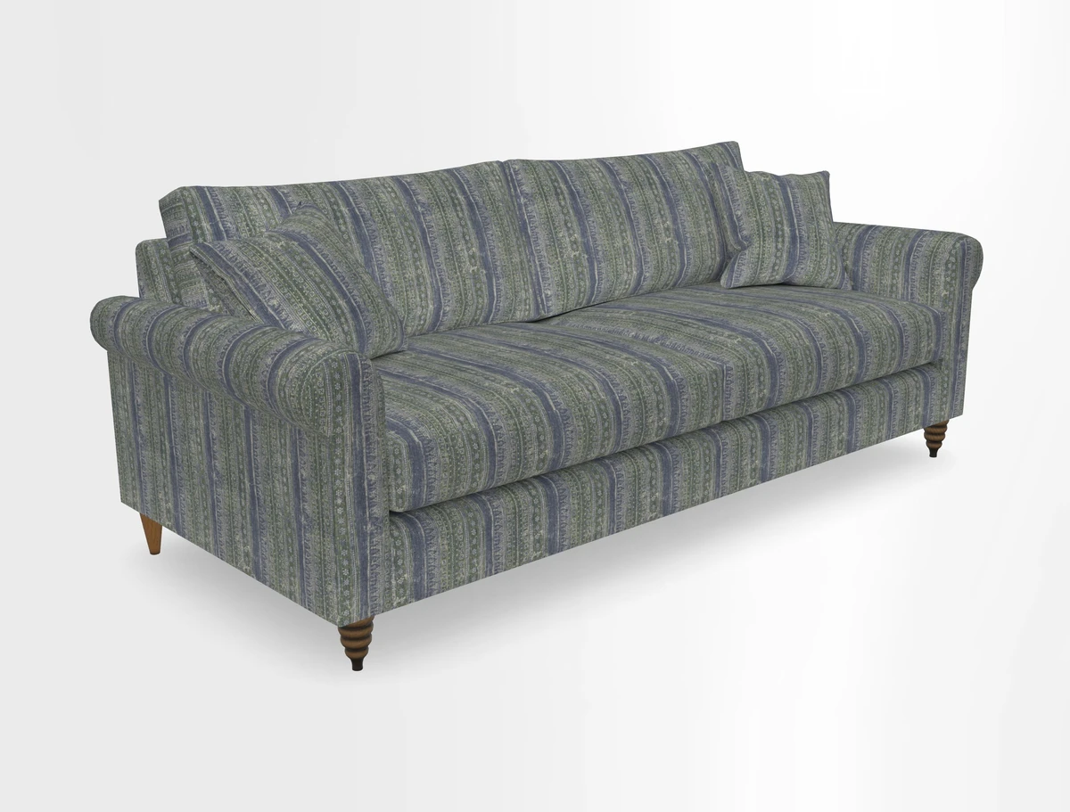 Apuldram 4 Seater Sofa in Clever Cotton Mix Mineral 