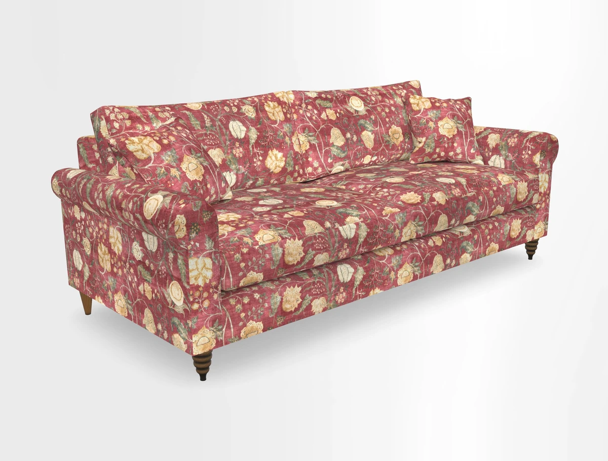 Apuldram 4 Seater Sofa in Clever Cotton Mix Mineral 