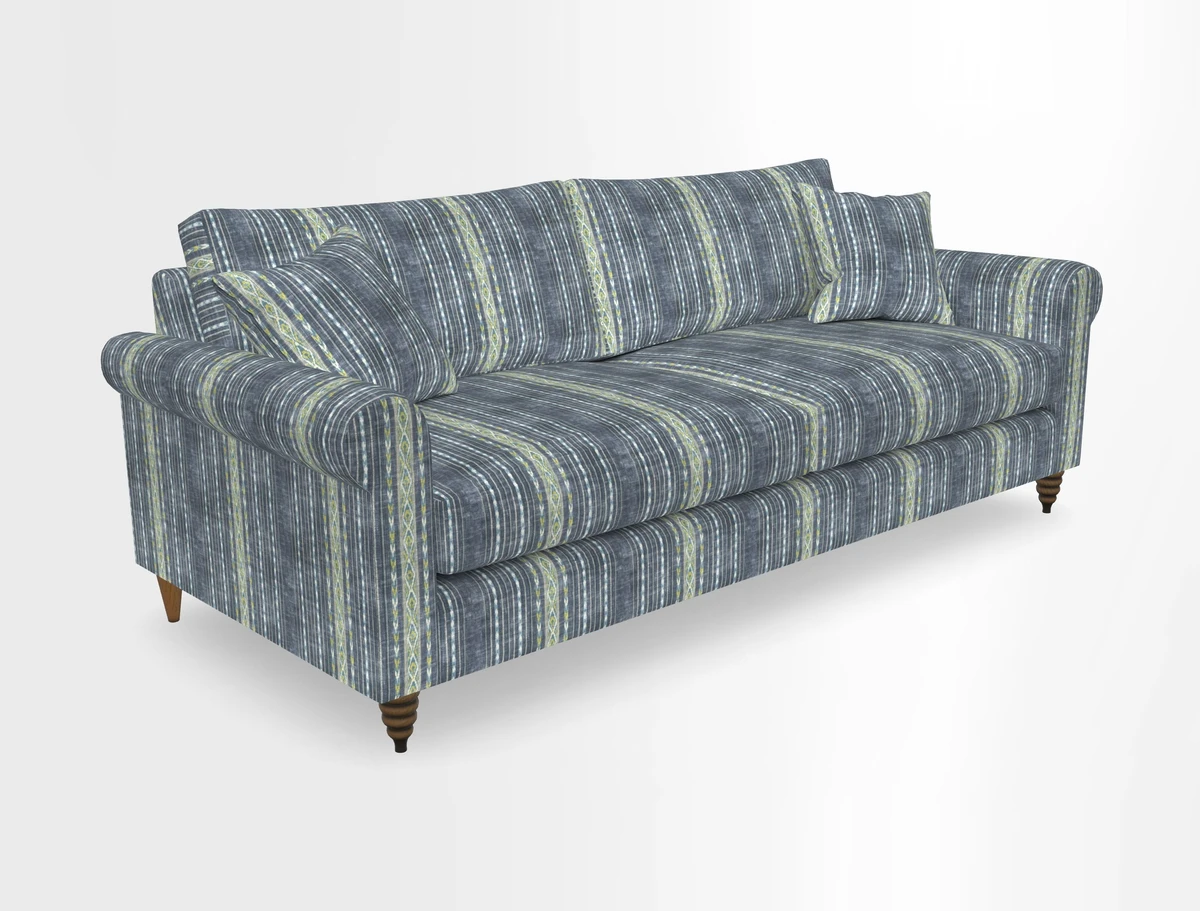 Apuldram 4 Seater Sofa in Clever Cotton Mix Mineral 