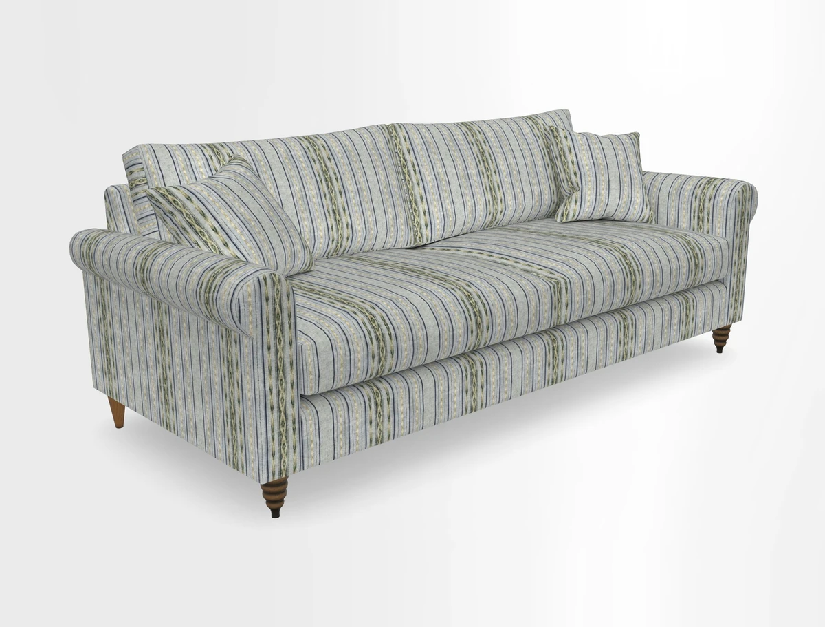 Apuldram 4 Seater Sofa in Clever Cotton Mix Mineral 