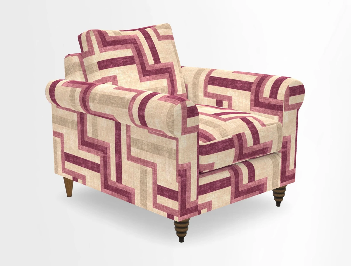 Apuldram Chair in Two Tone Plain Biscuit