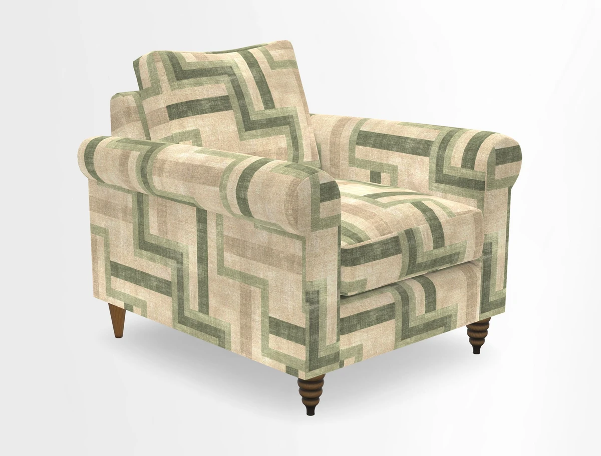 Apuldram Chair in Two Tone Plain Biscuit
