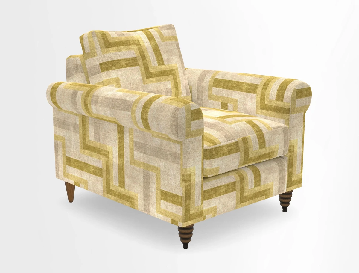 Apuldram Chair in Two Tone Plain Biscuit