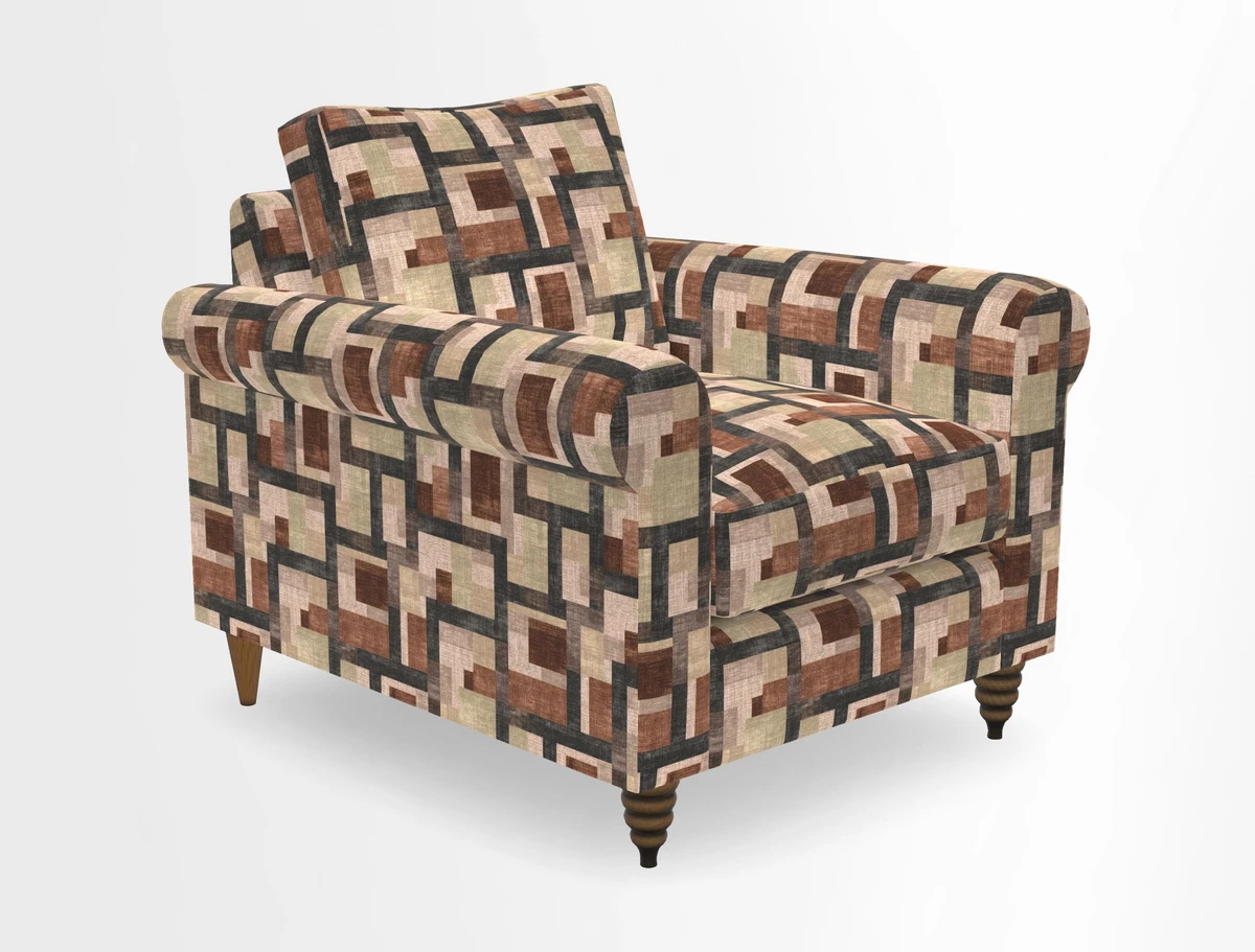 Apuldram Chair in Two Tone Plain Biscuit