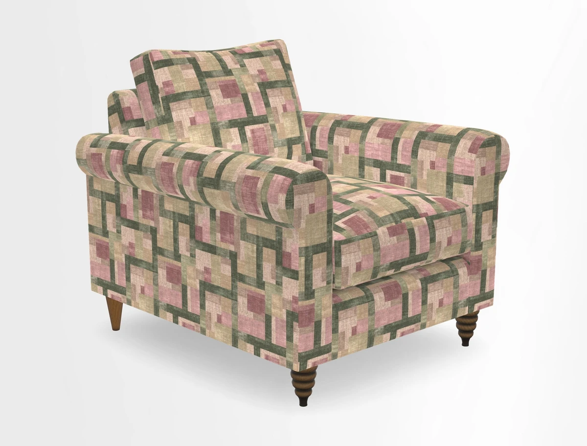 Apuldram Chair in Two Tone Plain Biscuit