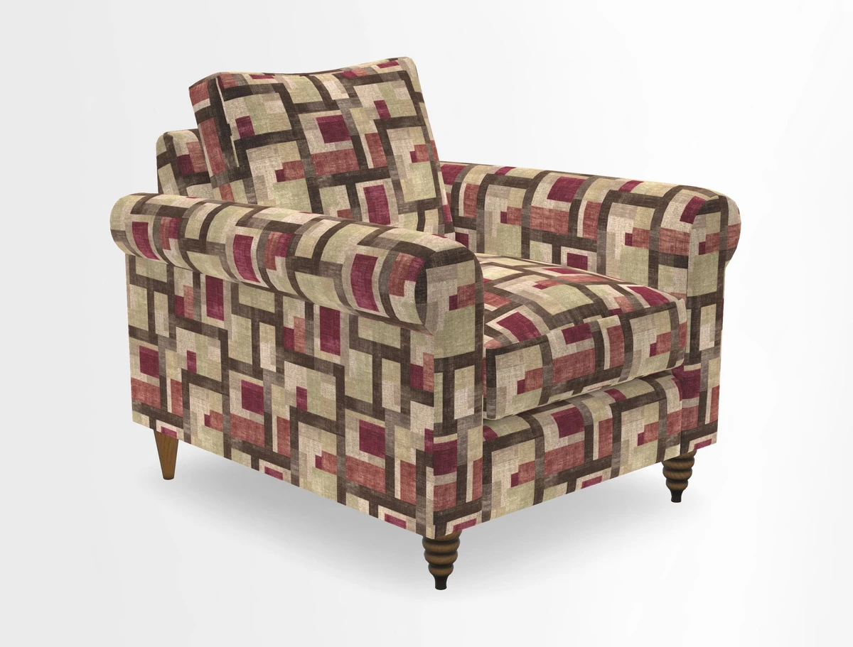 Apuldram Chair in Two Tone Plain Biscuit