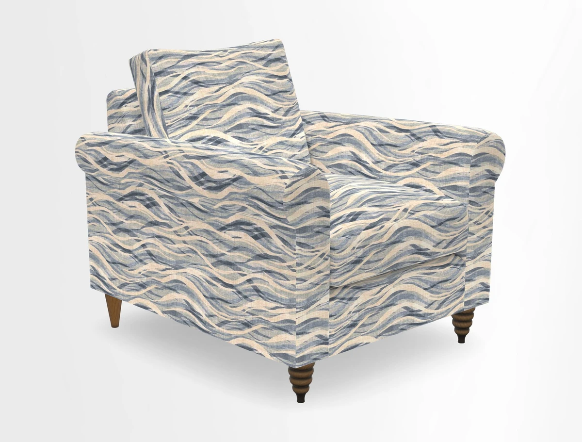 Apuldram Chair in Two Tone Plain Biscuit