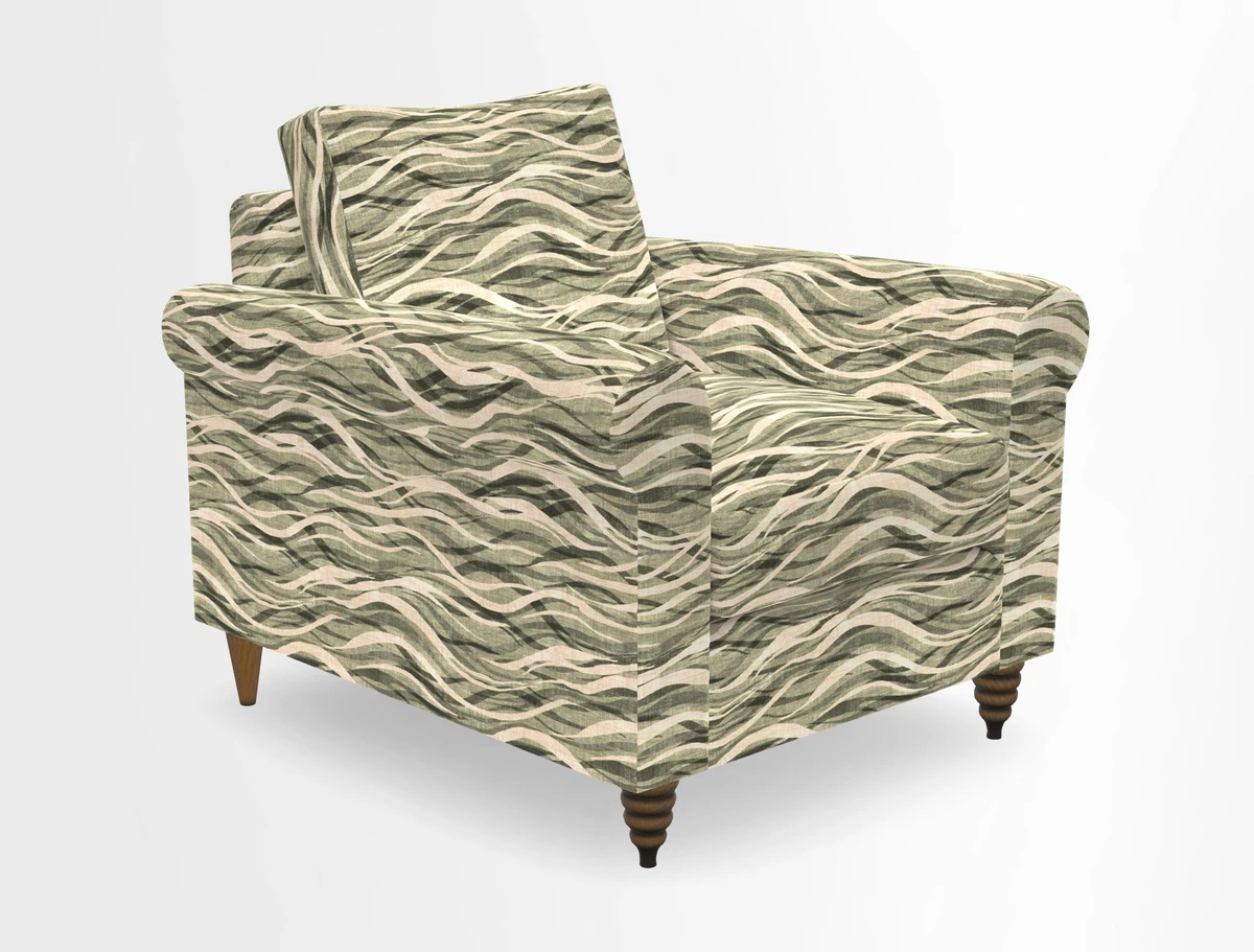 Apuldram Chair in Two Tone Plain Biscuit