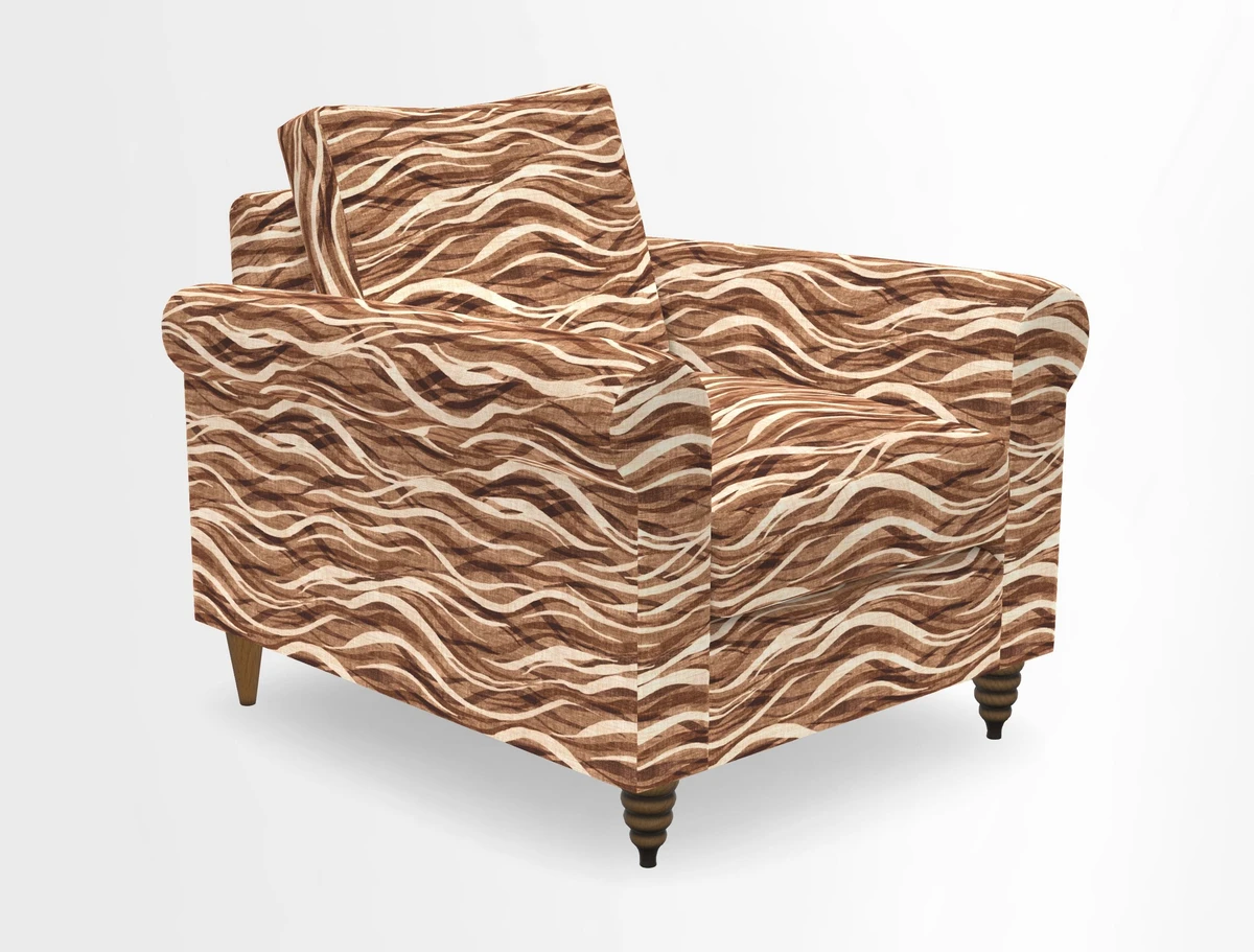 Apuldram Chair in Two Tone Plain Biscuit
