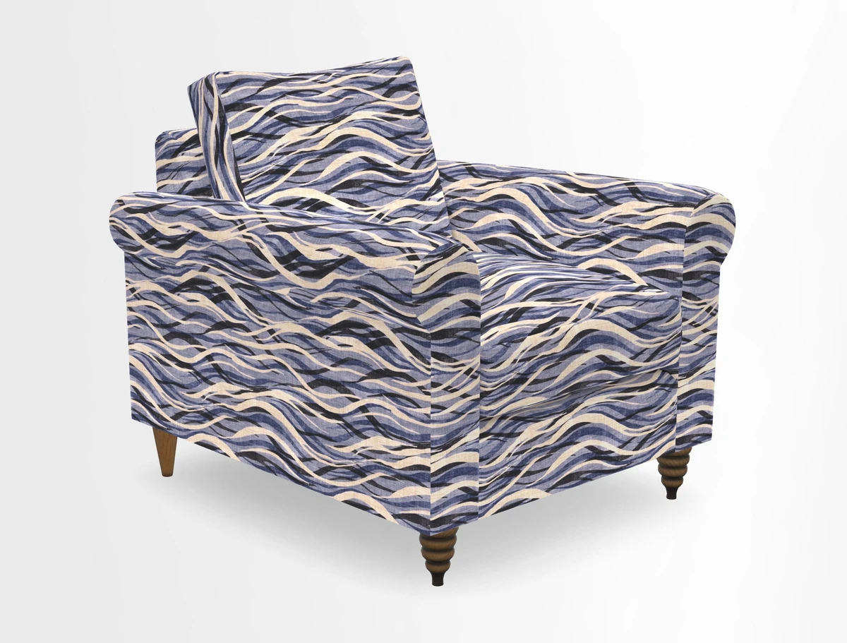 Apuldram Chair in Two Tone Plain Biscuit