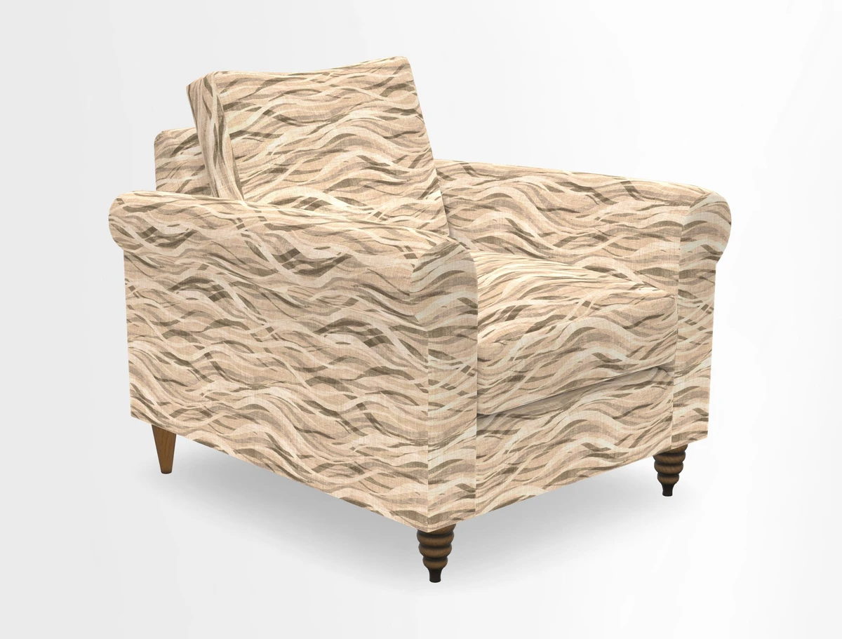 Apuldram Chair in Two Tone Plain Biscuit