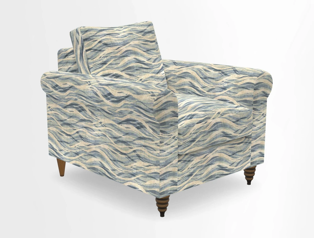 Apuldram Chair in Two Tone Plain Biscuit