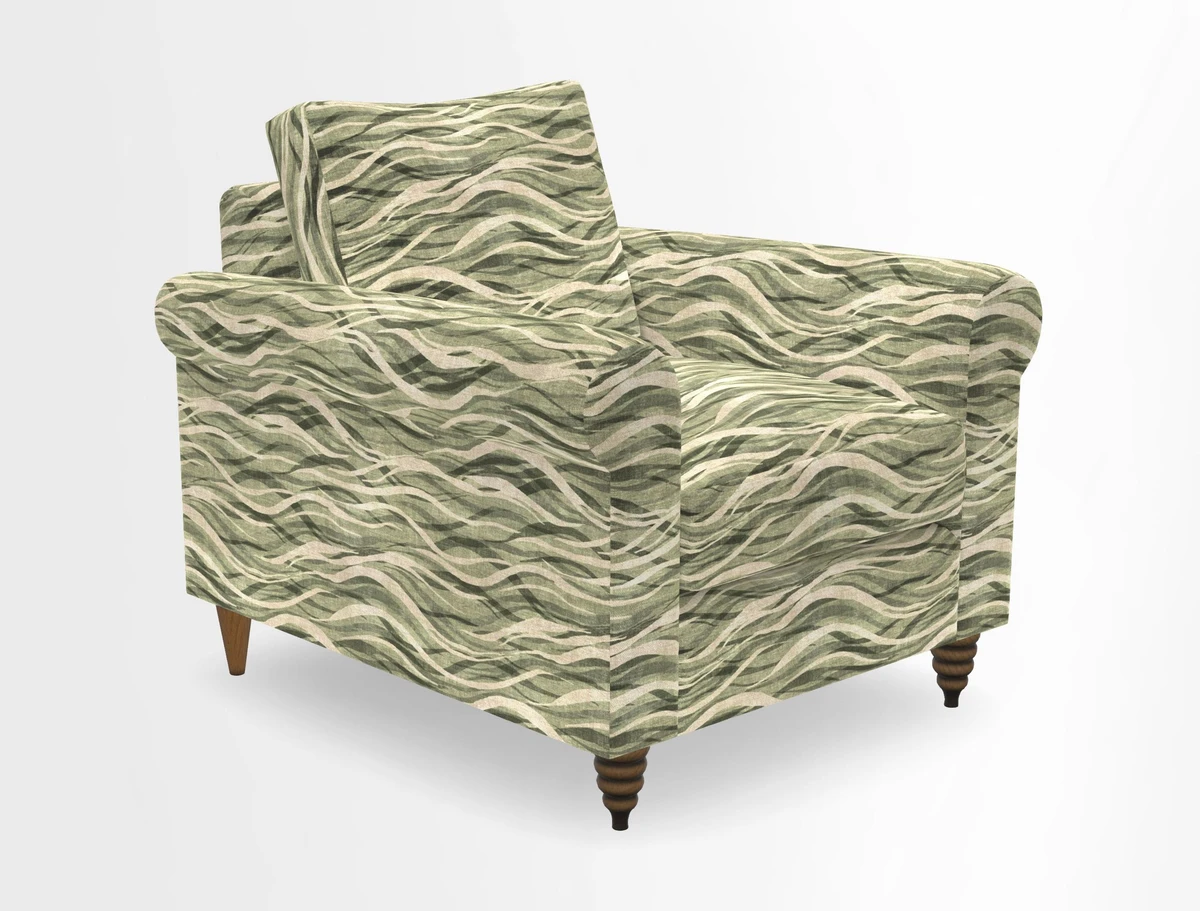 Apuldram Chair in Two Tone Plain Biscuit