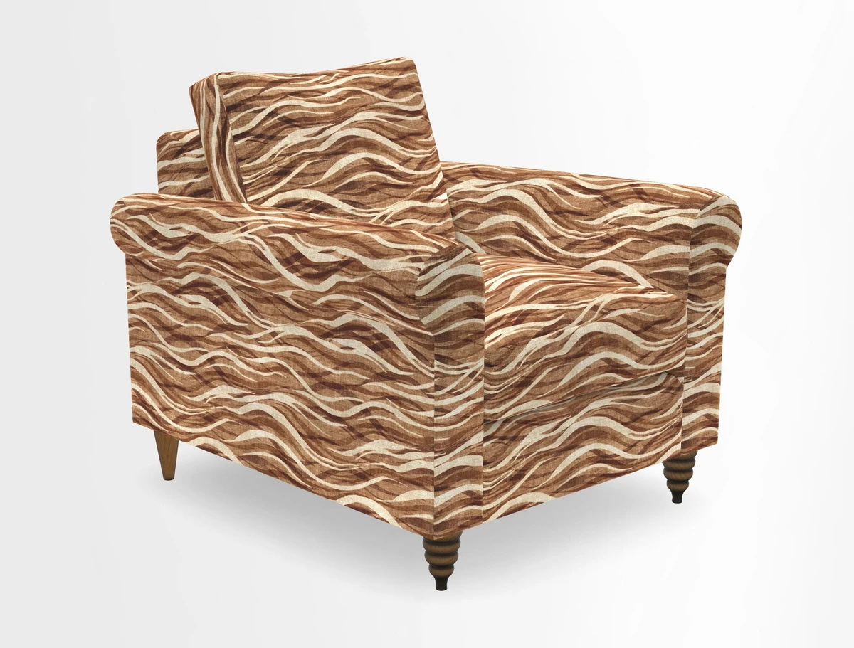 Apuldram Chair in Two Tone Plain Biscuit