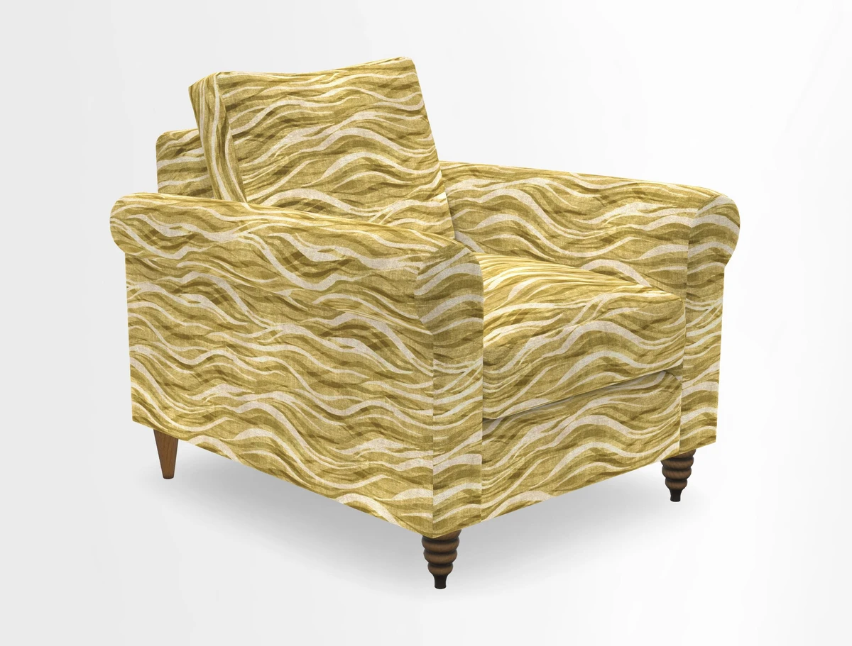 Apuldram Chair in Two Tone Plain Biscuit