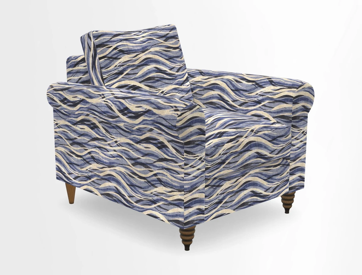 Apuldram Chair in Two Tone Plain Biscuit