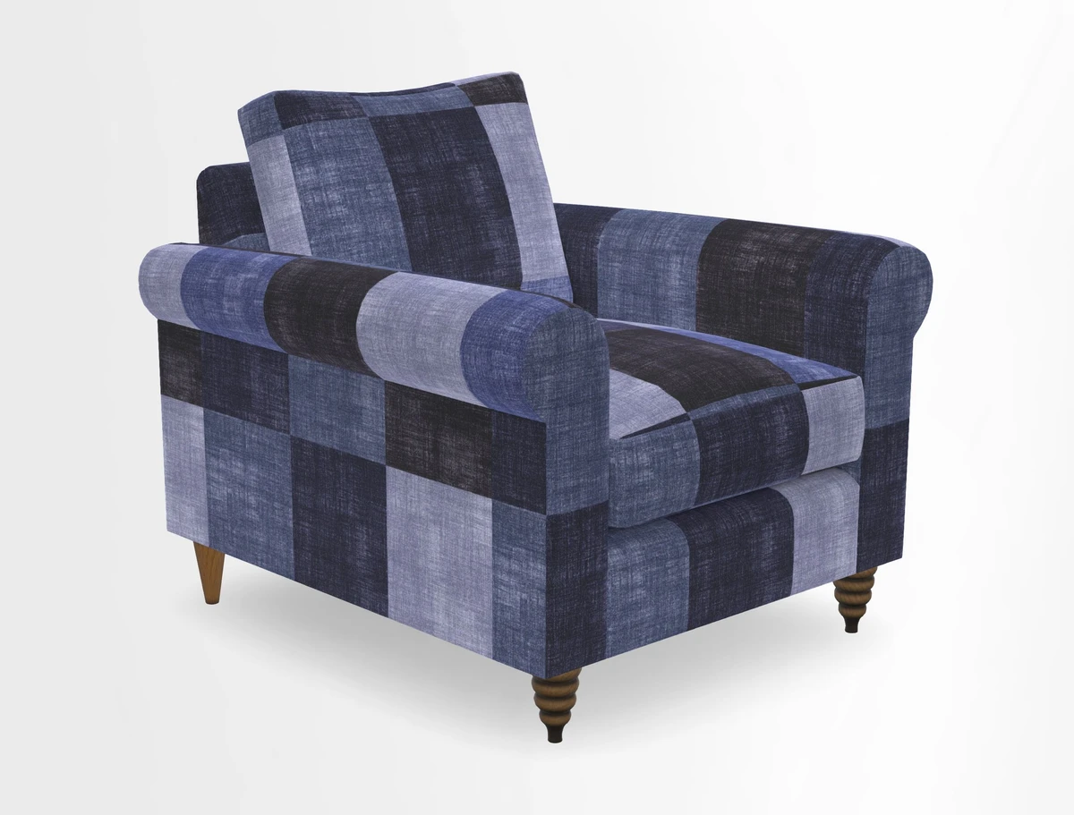 Apuldram Chair in Two Tone Plain Biscuit