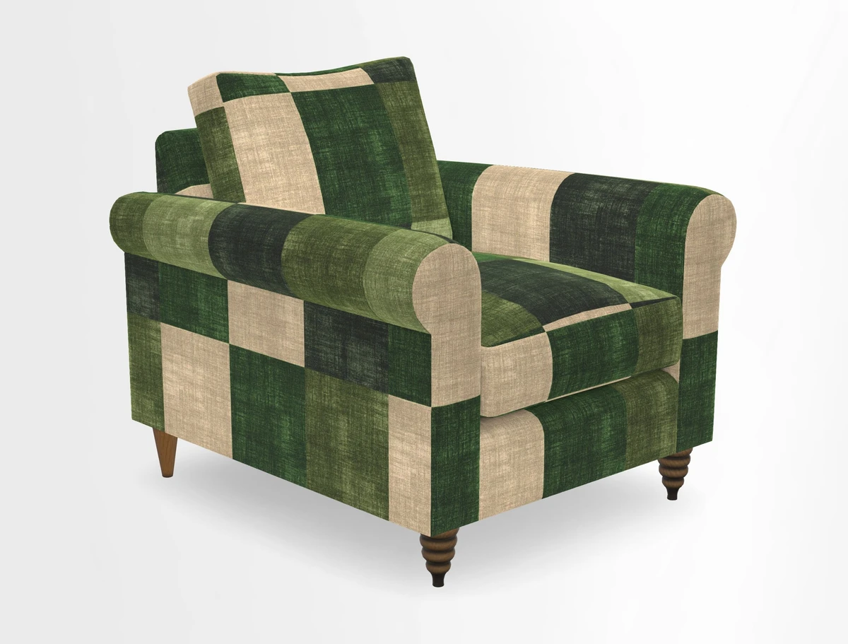 Apuldram Chair in Two Tone Plain Biscuit