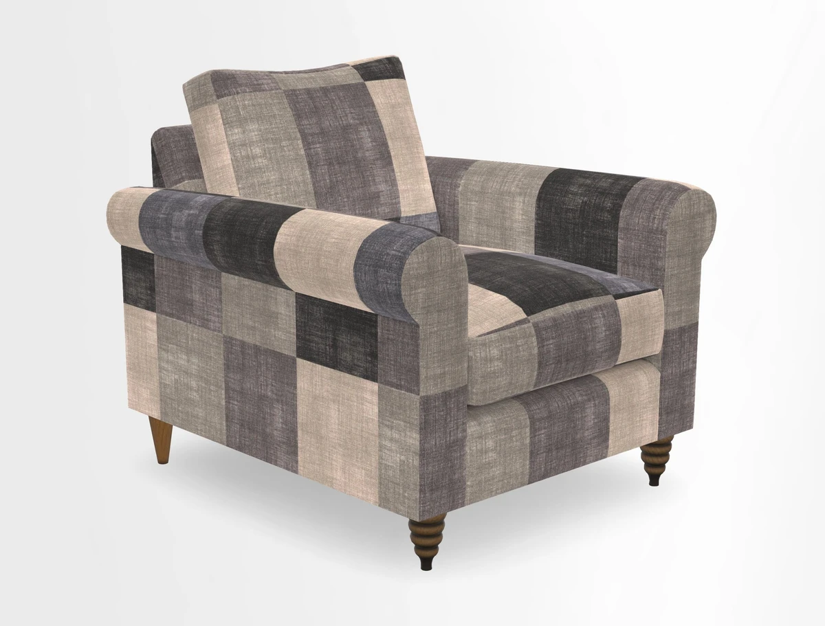 Apuldram Chair in Two Tone Plain Biscuit