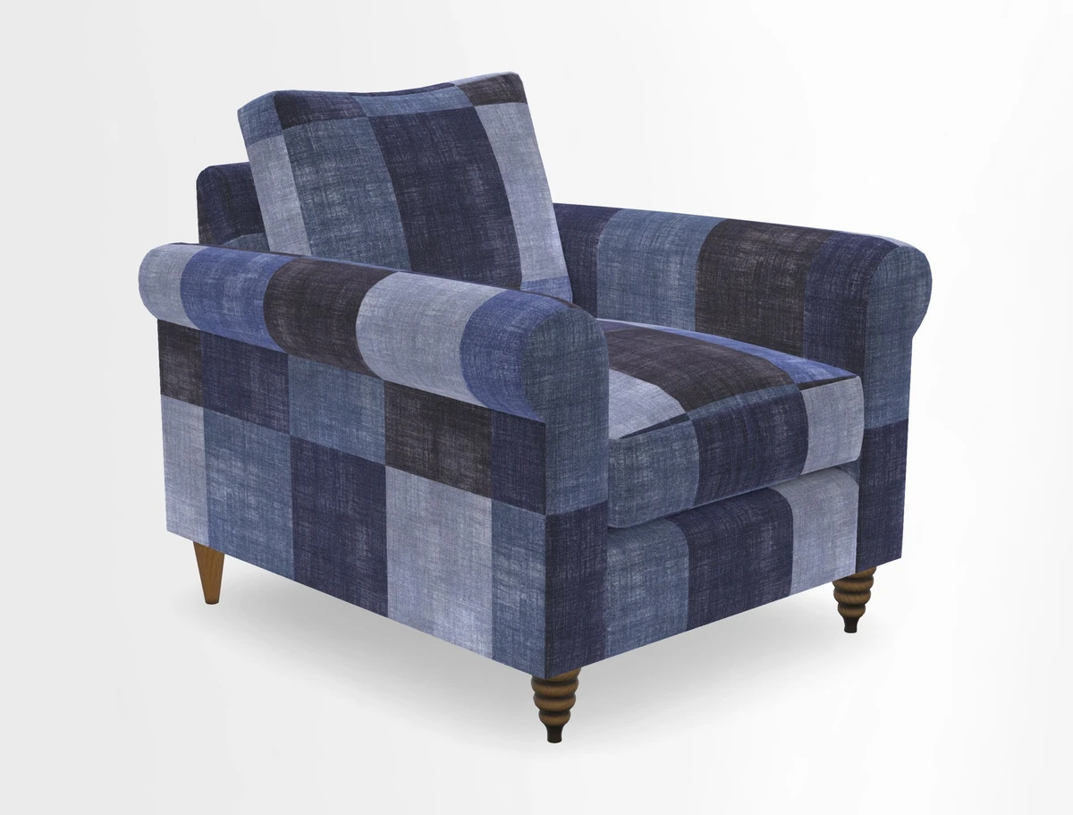 Apuldram Chair in Two Tone Plain Biscuit