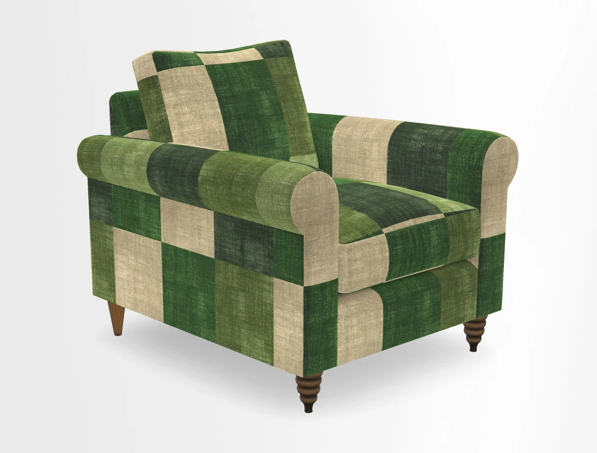 Apuldram Chair in Two Tone Plain Biscuit