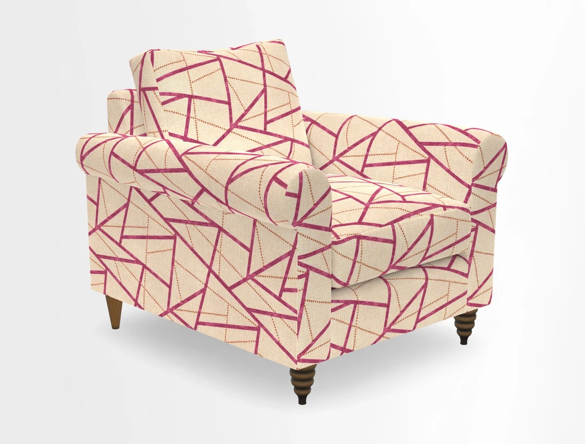 Apuldram Chair in Two Tone Plain Biscuit