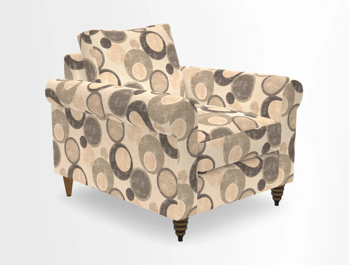 Apuldram Chair in Two Tone Plain Biscuit