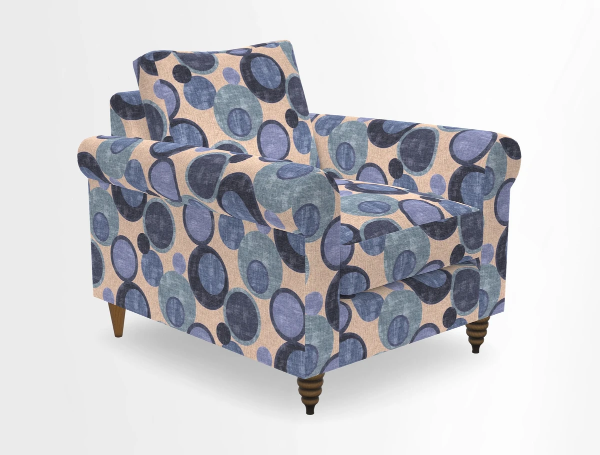 Apuldram Chair in Two Tone Plain Biscuit