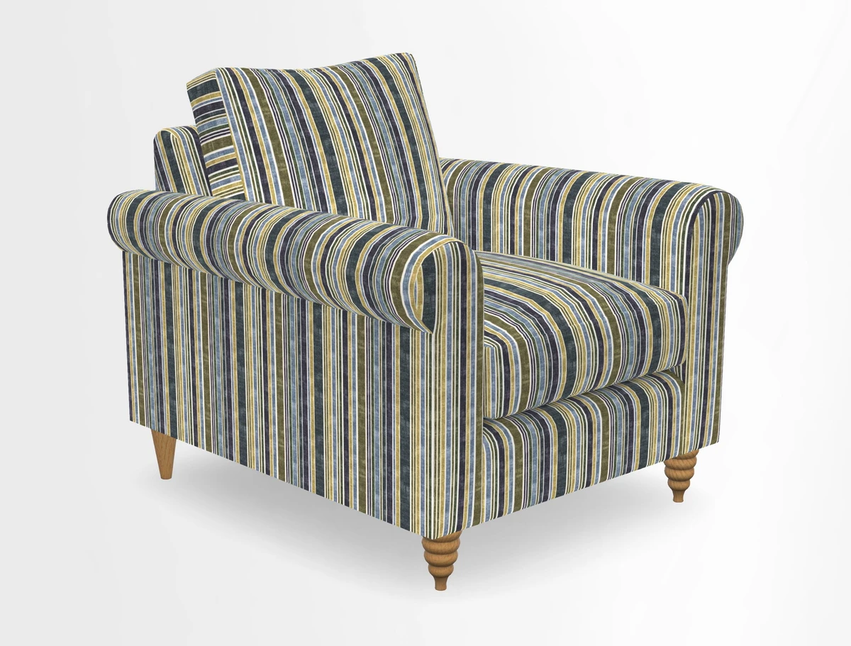 Apuldram Chair in Two Tone Plain Biscuit