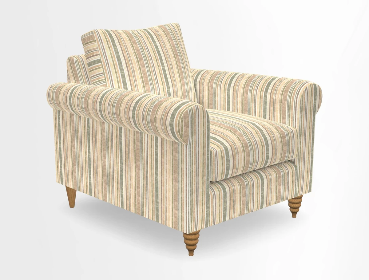 Apuldram Chair in Two Tone Plain Biscuit