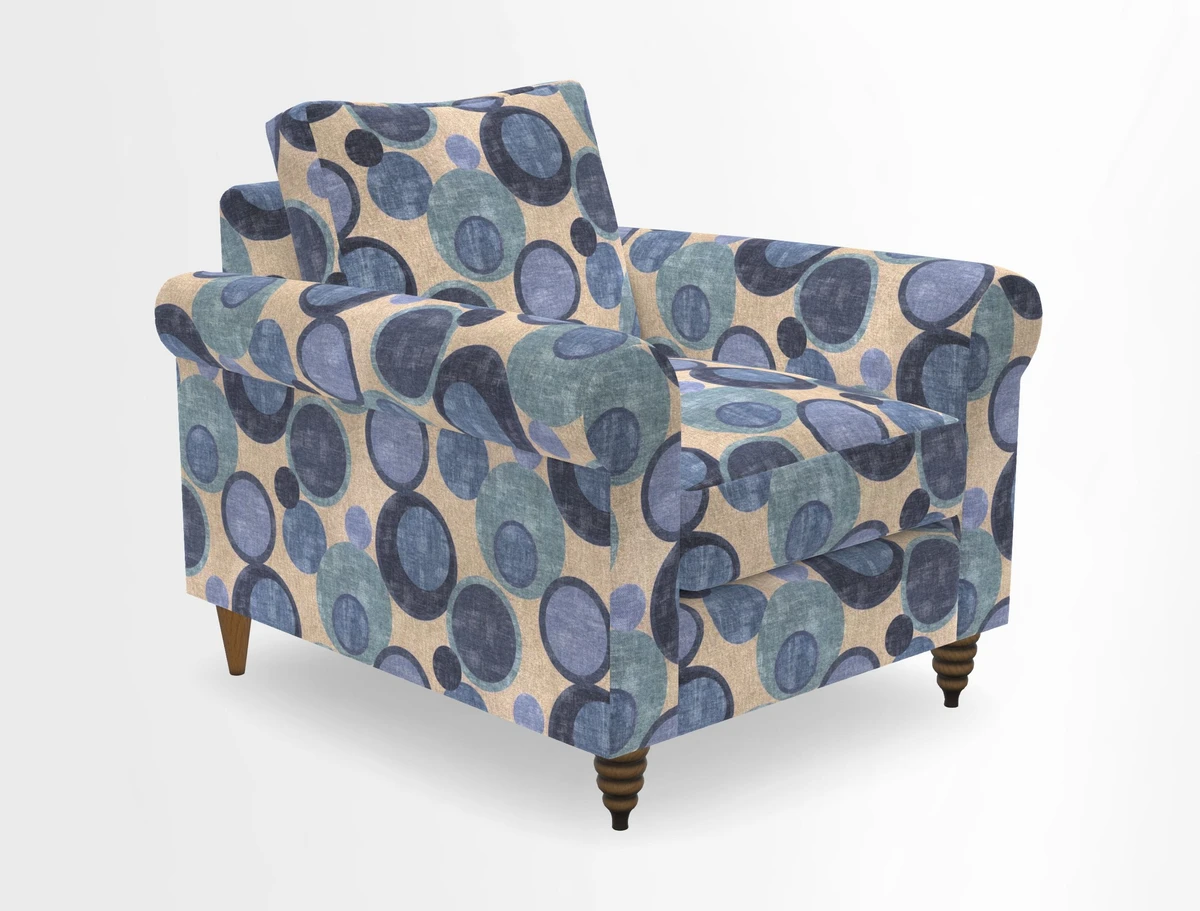 Apuldram Chair in Two Tone Plain Biscuit