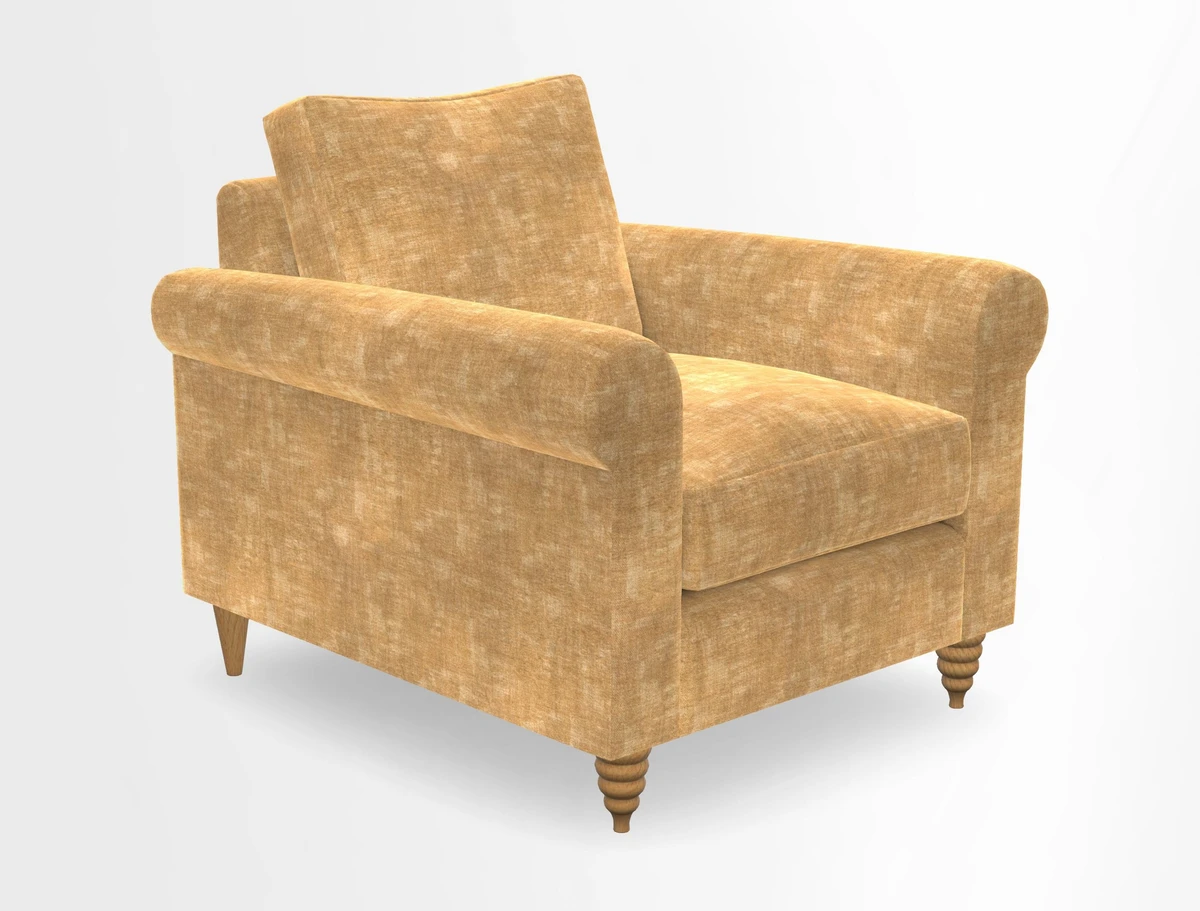 Apuldram Chair in Two Tone Plain Biscuit