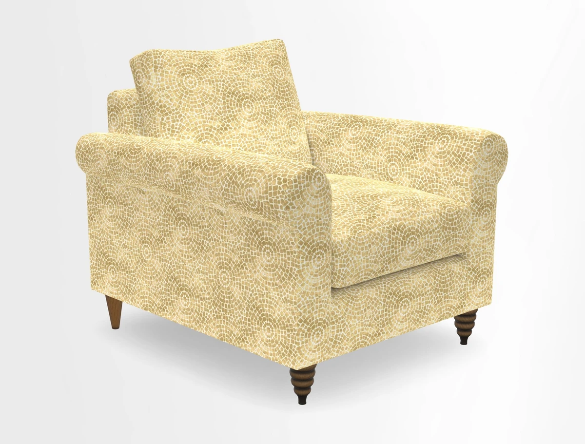 Apuldram Chair in Two Tone Plain Biscuit