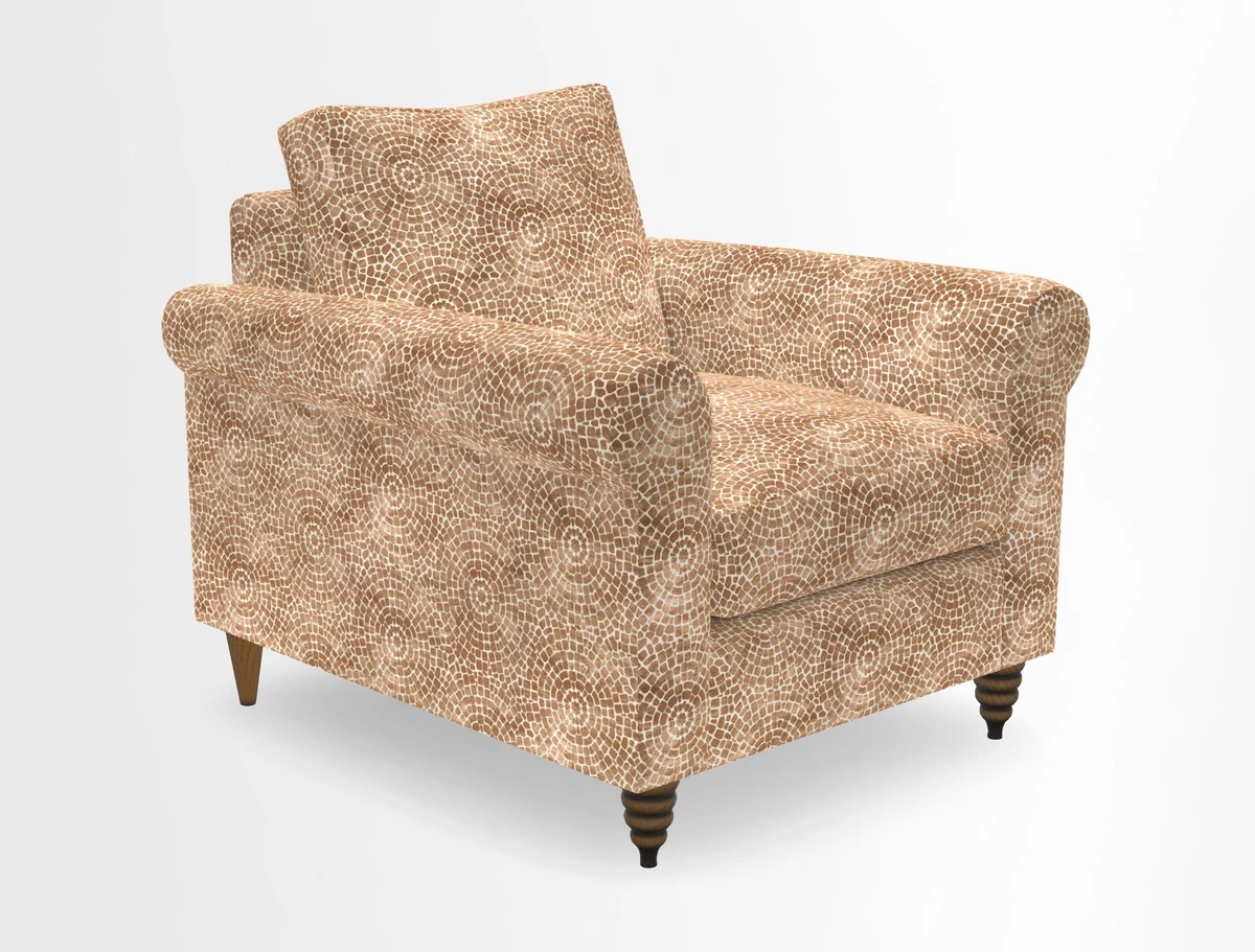 Apuldram Chair in Two Tone Plain Biscuit