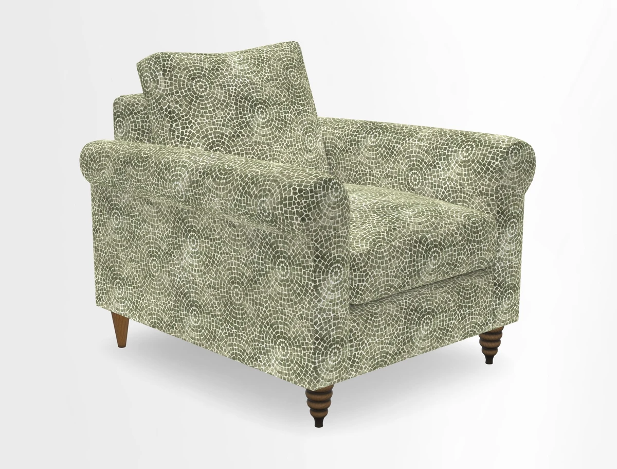 Apuldram Chair in Two Tone Plain Biscuit