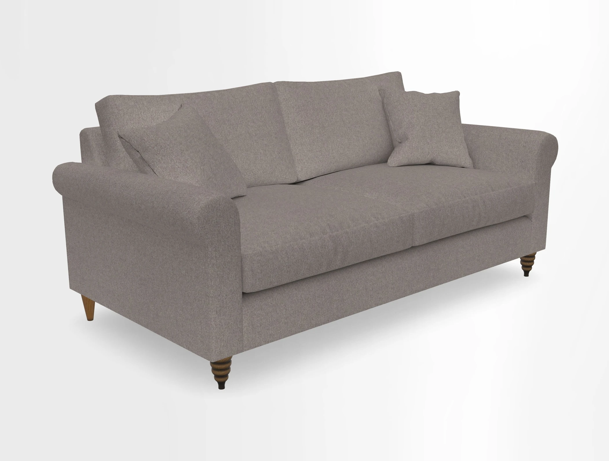 Apuldram 3 Seater Sofa in Clever Cotton Mix Mineral 