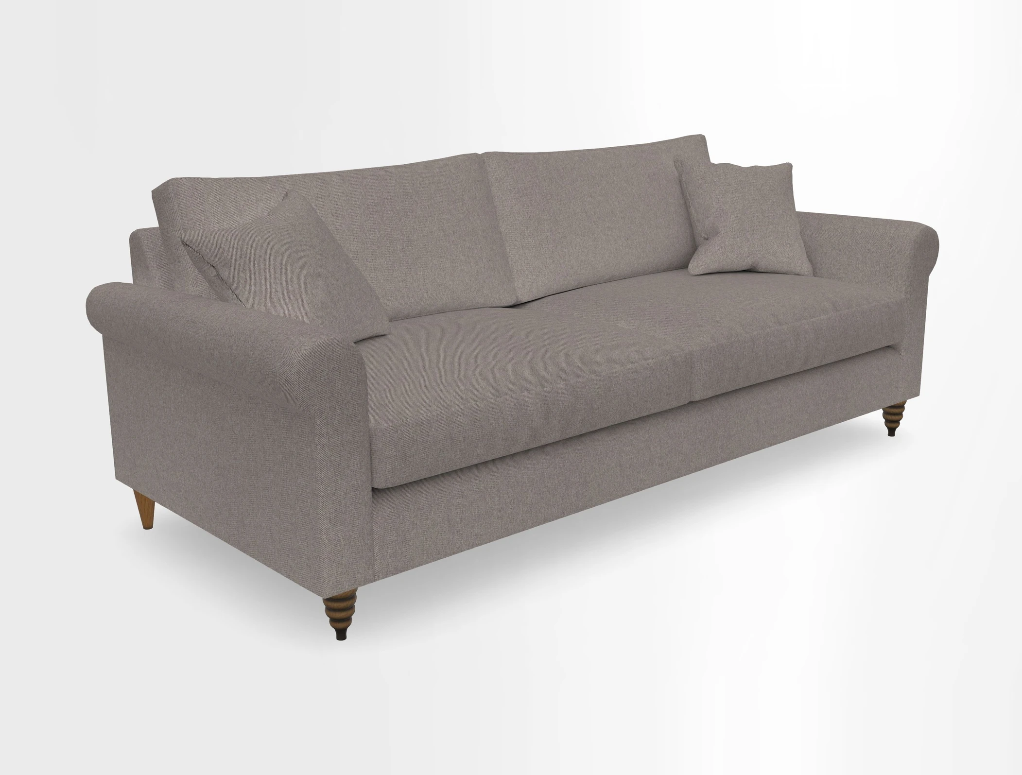 Apuldram 4 Seater Sofa in Clever Cotton Mix Mineral 