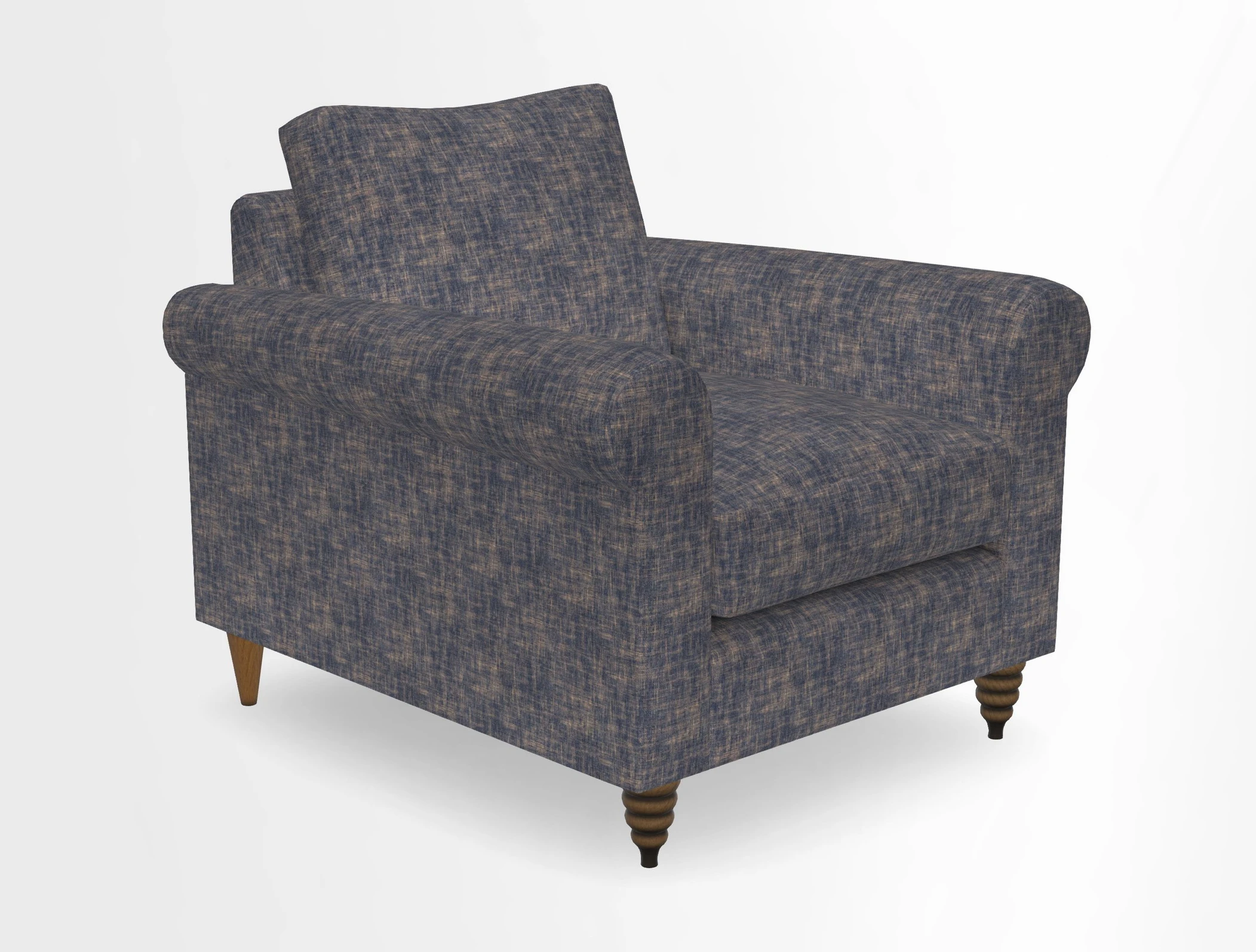 Apuldram Chair in Two Tone Plain Biscuit