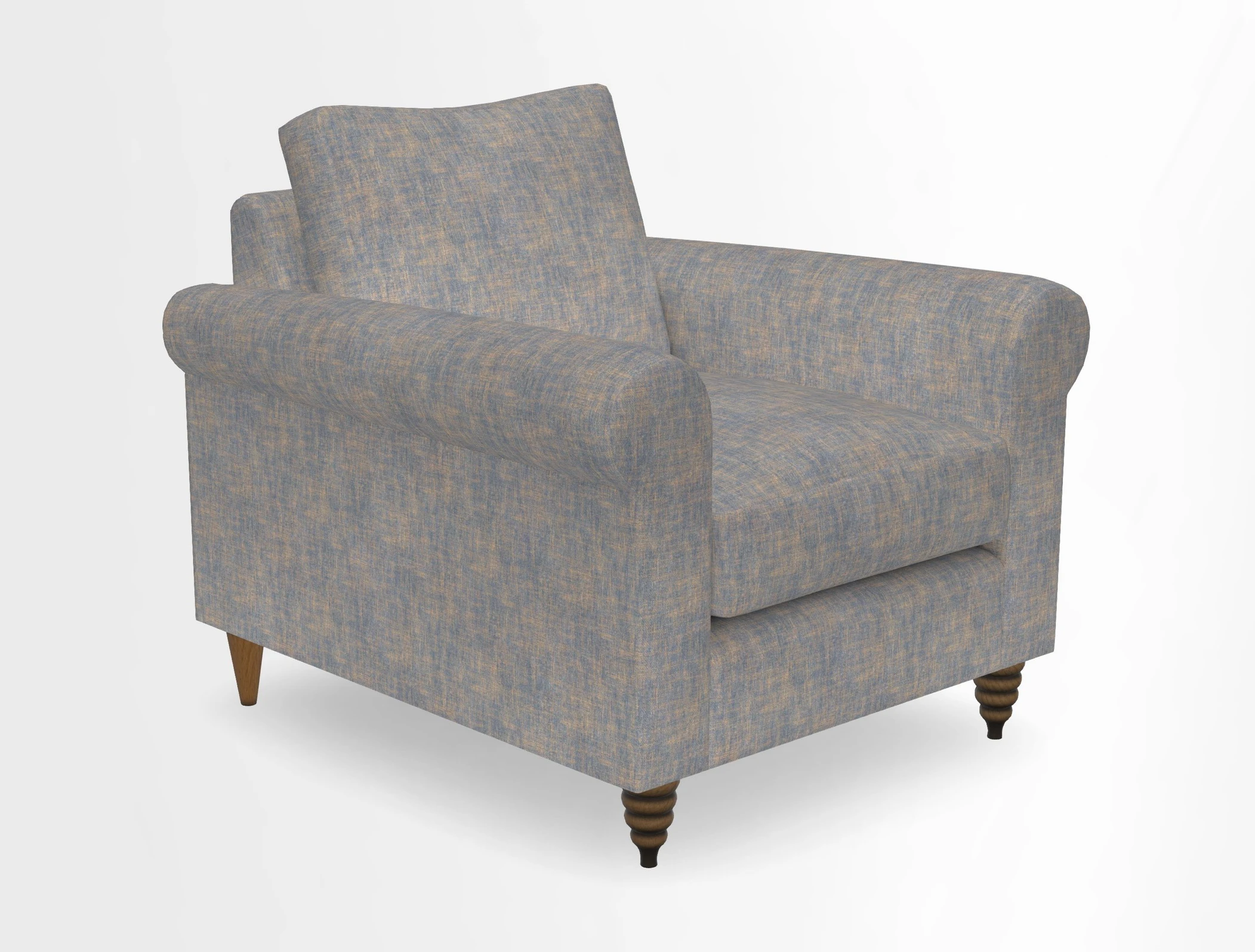 Apuldram Chair in Two Tone Plain Biscuit