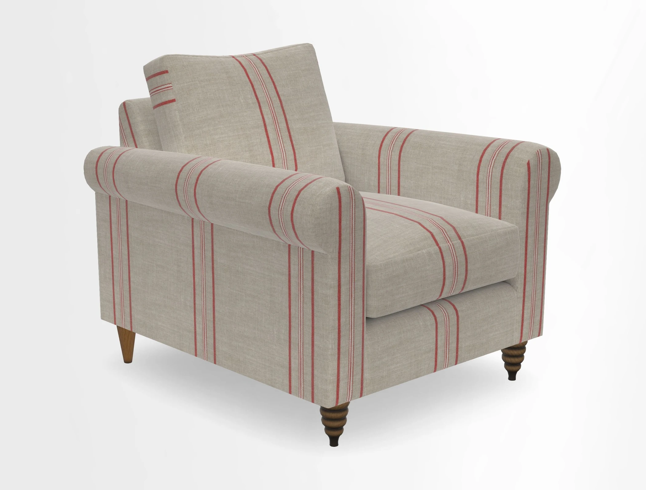 Apuldram Chair in Two Tone Plain Biscuit