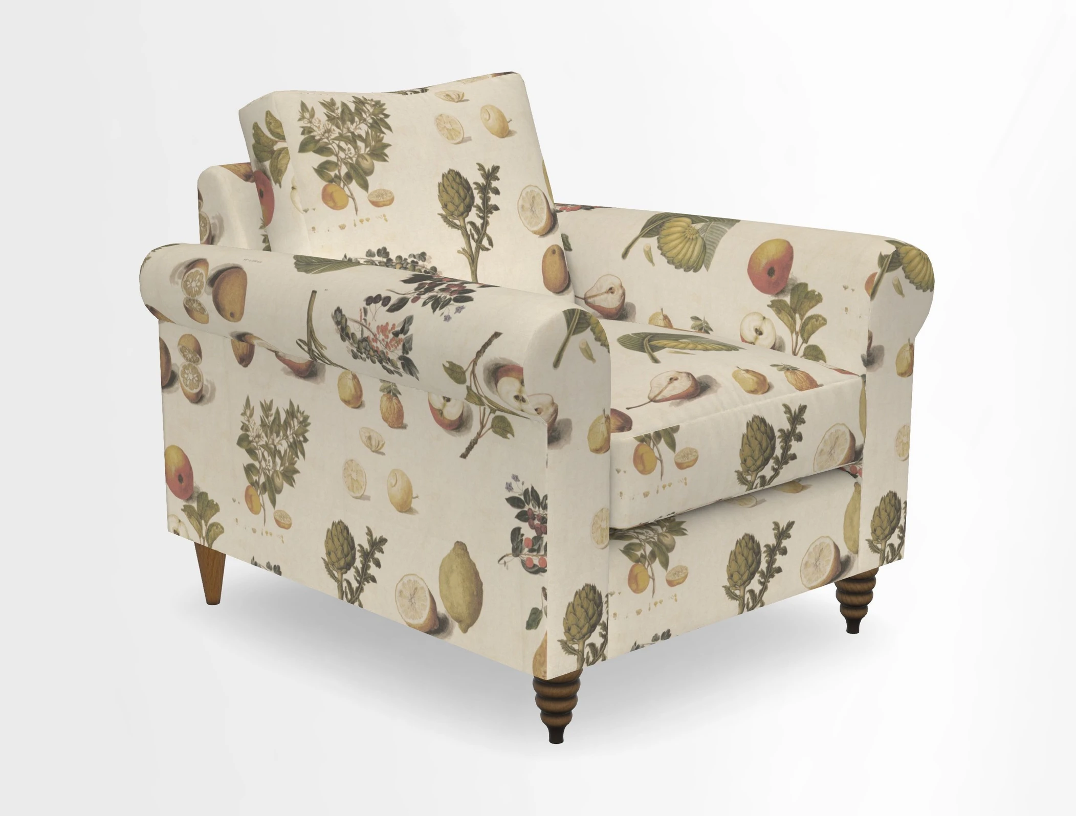 Apuldram Chair in Two Tone Plain Biscuit
