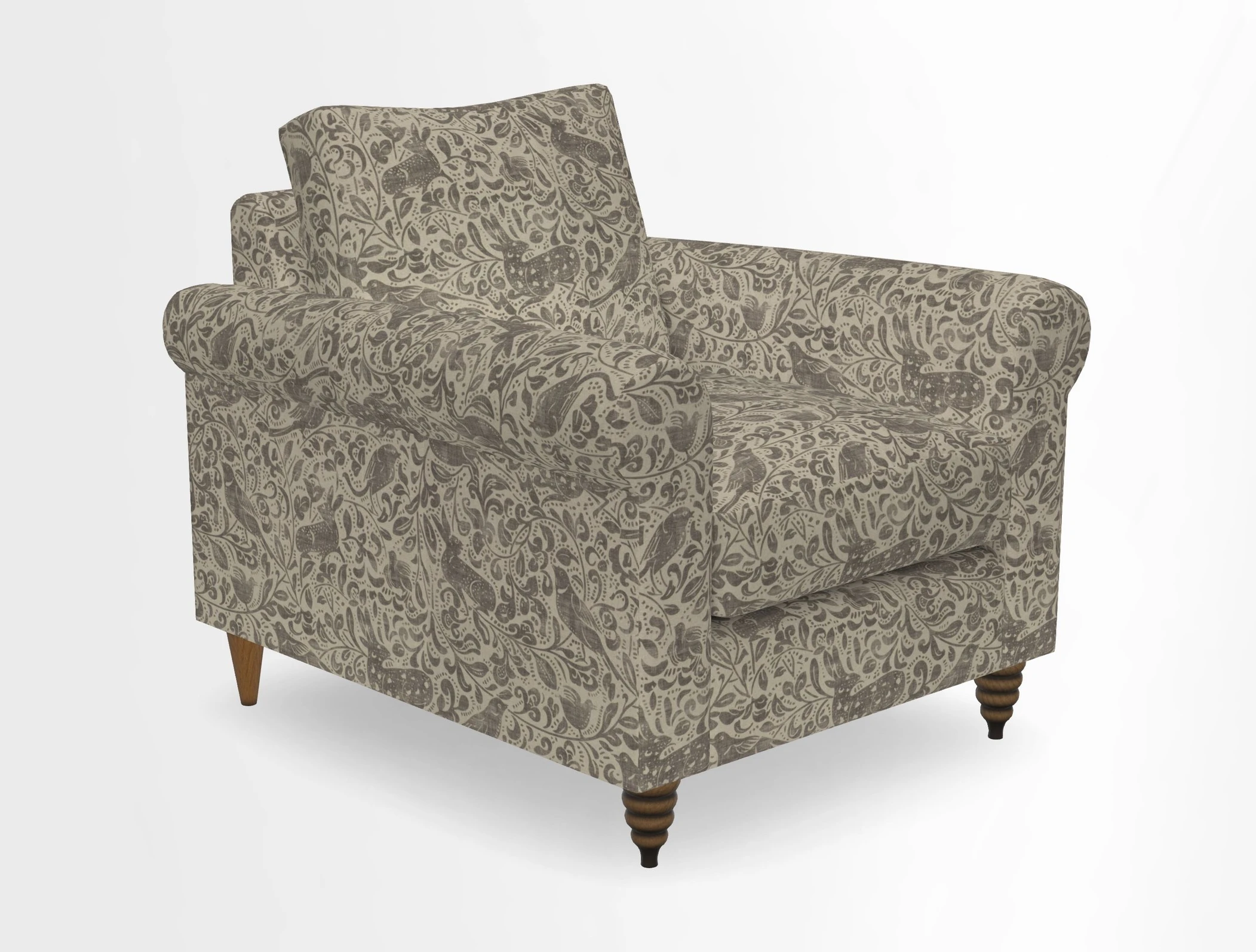 Apuldram Chair in Two Tone Plain Biscuit
