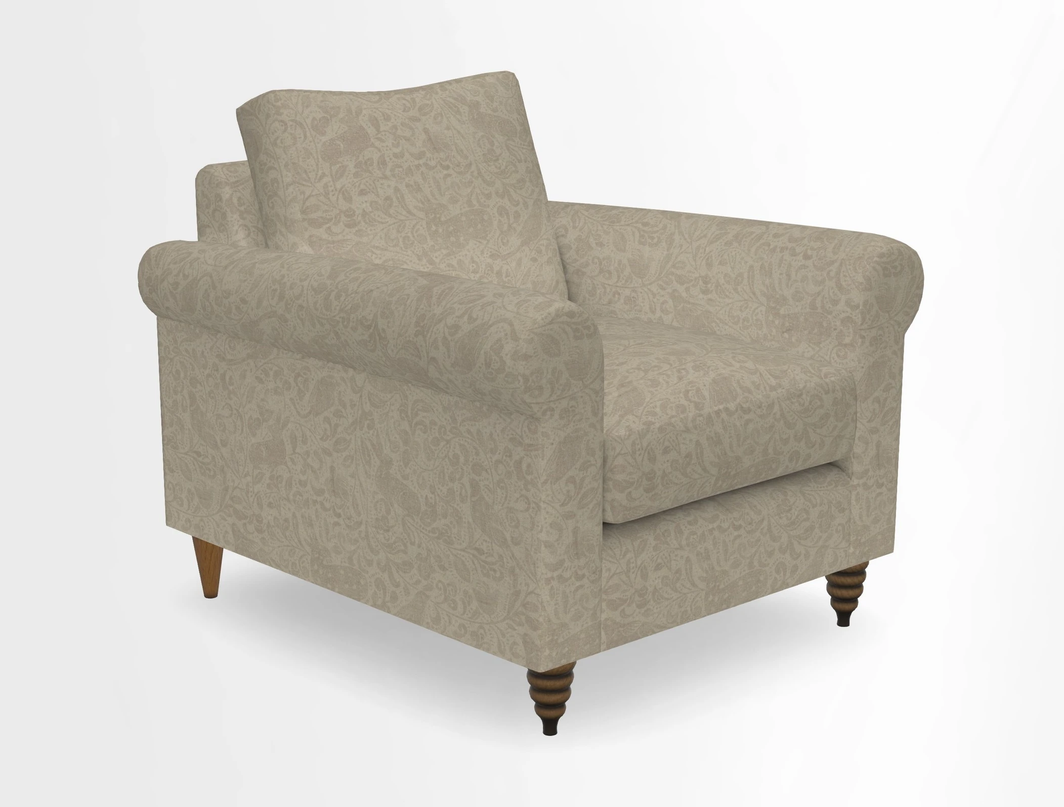 Apuldram Chair in Two Tone Plain Biscuit