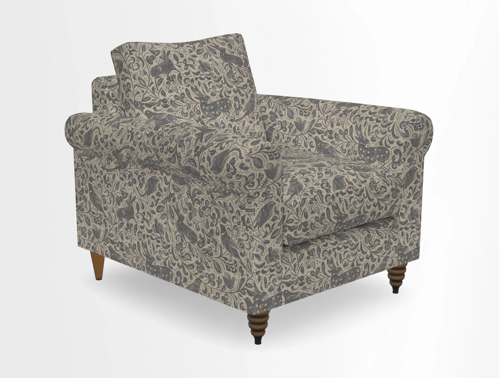Apuldram Chair in Two Tone Plain Biscuit