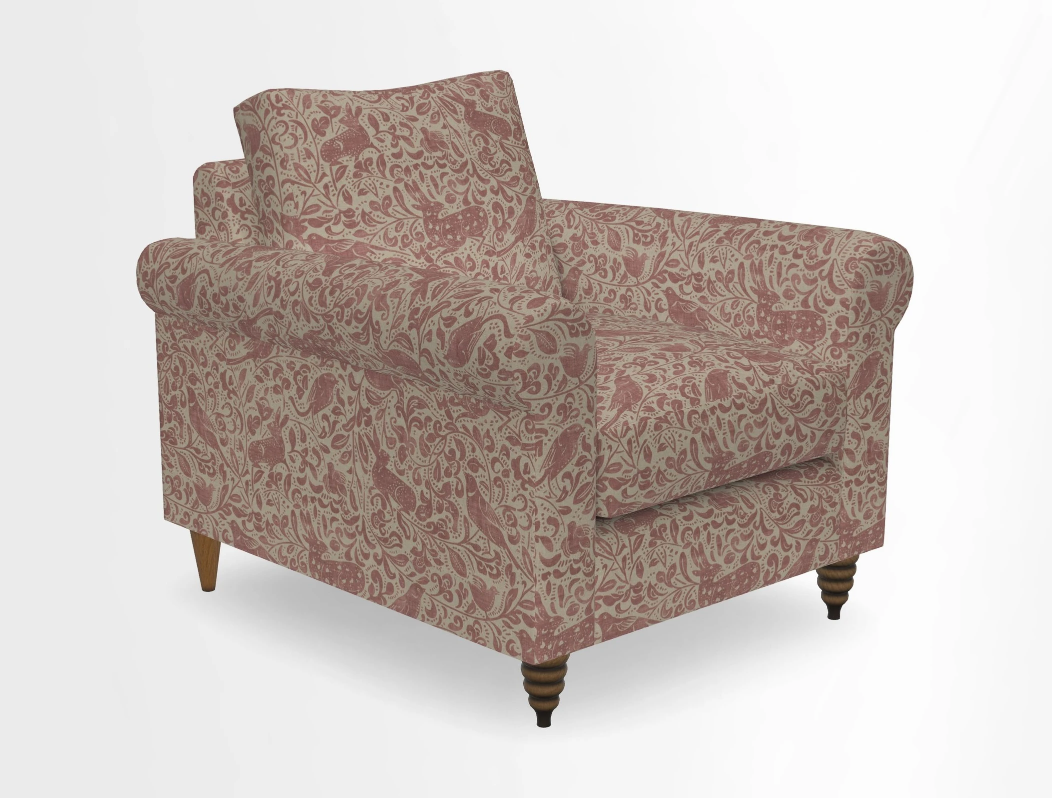 Apuldram Chair in Two Tone Plain Biscuit