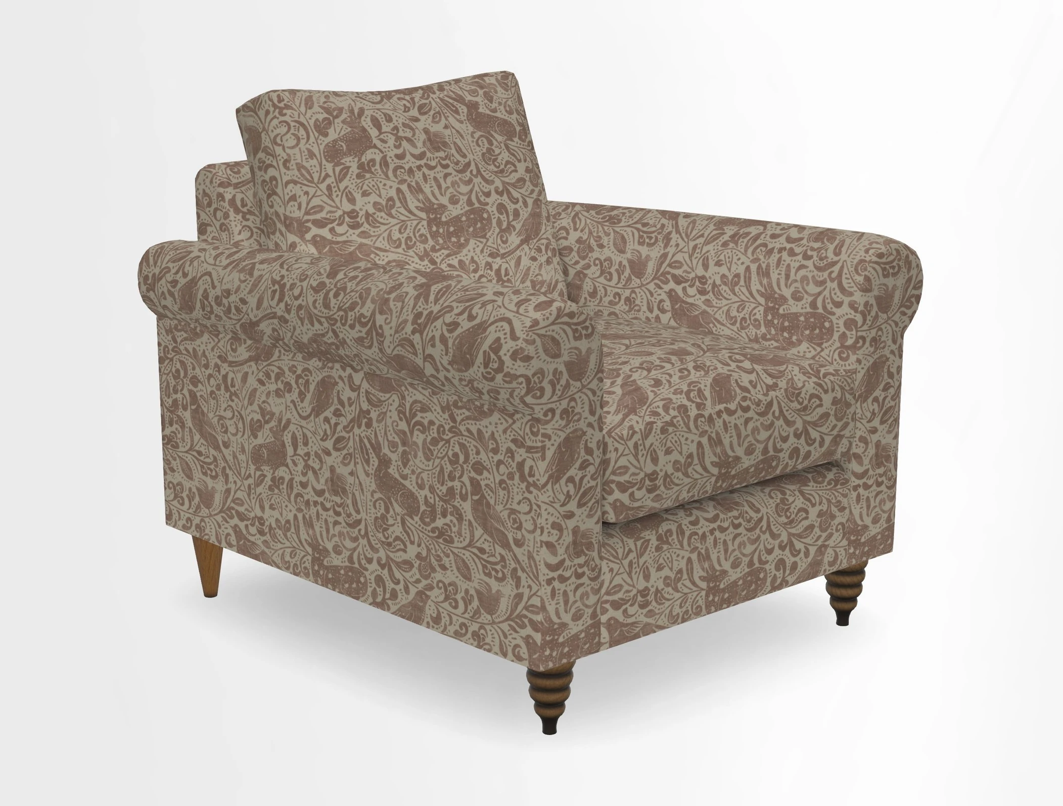 Apuldram Chair in Two Tone Plain Biscuit