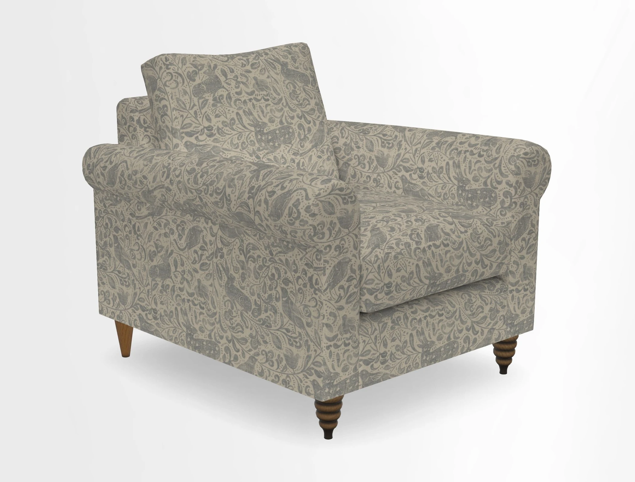 Apuldram Chair in Two Tone Plain Biscuit