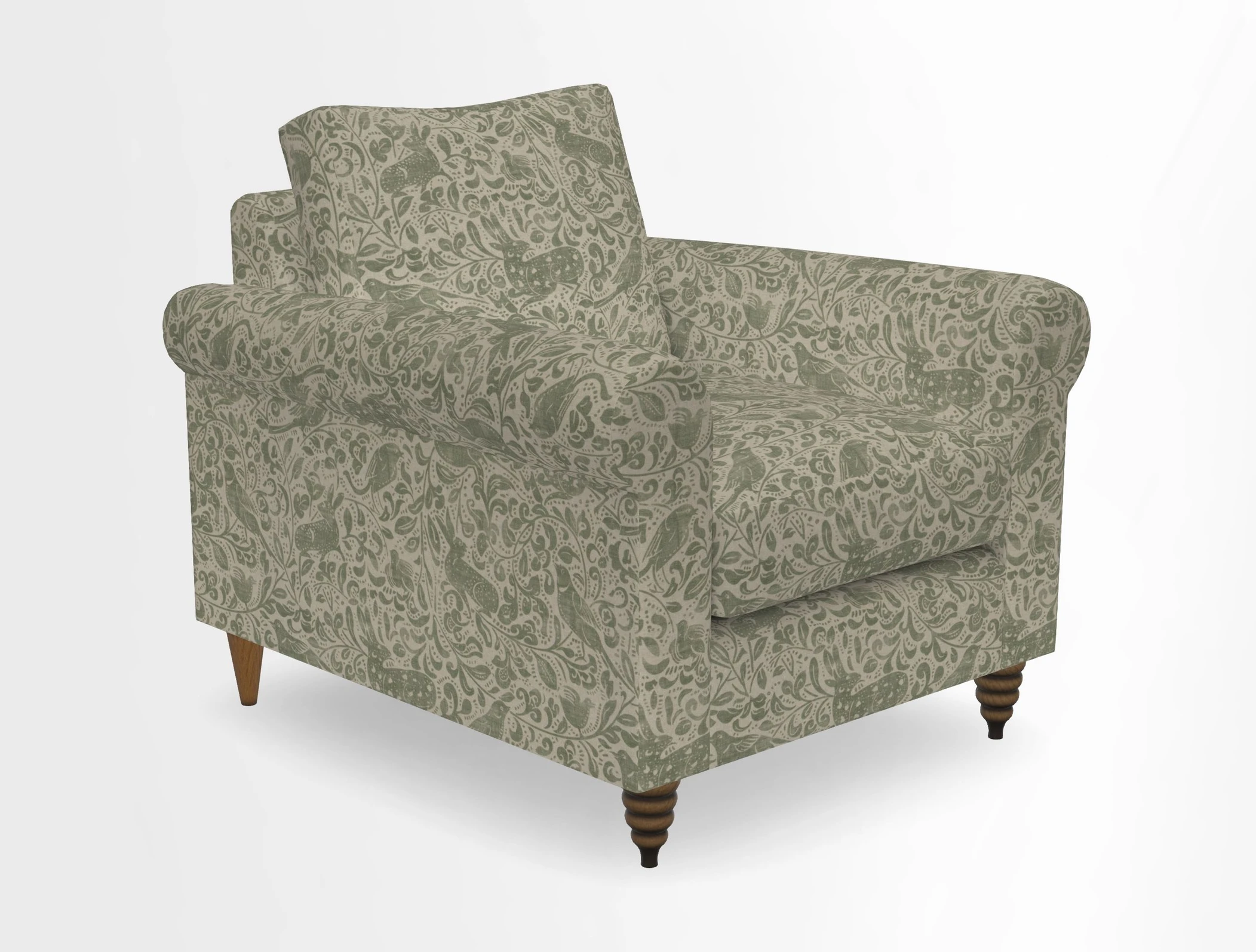 Apuldram Chair in Two Tone Plain Biscuit