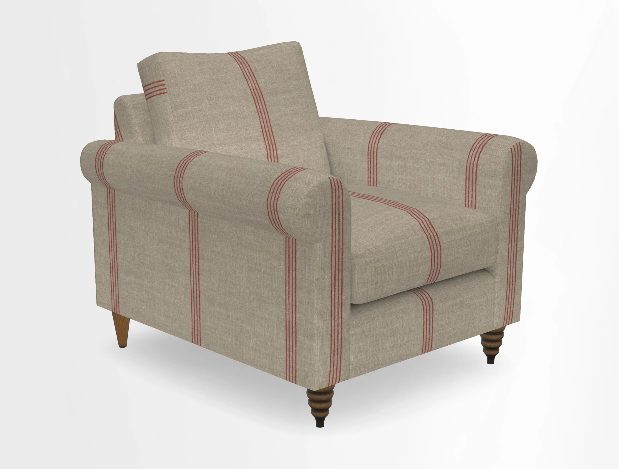 Apuldram Chair in Two Tone Plain Biscuit